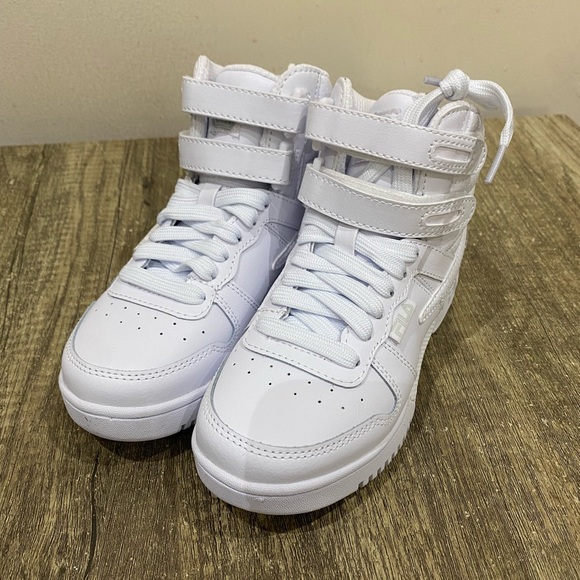 Fila Original Kids  F-14 Hi Top Sneakers NIB BRAND NEW  Sz USA 1 - Picture 3 of 11